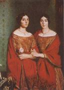 Theodore Chasseriau The Two Sisters Germany oil painting reproduction